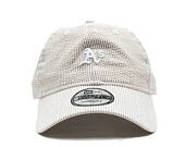 Cap New Era - MLB Seersucker 9TWENTY - Oakland Athletics - Stone / White