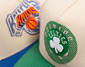 Cap Mitchell & Ness - Off Tilted - NBA - Boston Celtics - Off White