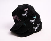 Cap Reflection Luxury New Angel Cap - Black Baby Blue Script