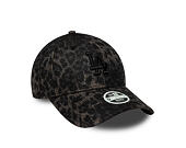 Womens Cap New Era - MLB Cosy Leopard 9FORTY - LA Dodgers - Black