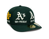 Cap New Era - MLB IMAGE DROP All-Over 59FIFTY Low Profile - Oakland Athletics - Green