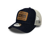 Cap New Era - Branded Patch Denim 9FORTY A-Frame Trucker - Royal