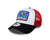 Kids Cap New Era - DC Patch 9FORTY A-Frame Trucker - Superman - White / Navy