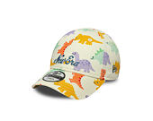 Kids Cap New Era - Branded All-Over Dino Print 9FORTY - Cream