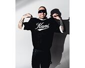 Tee Karl Kani - Cursive Varsity Crochet Boxy T-Shirt Black