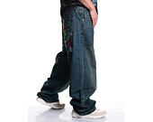 Pants Ed Hardy - Mens Fireball Dragon Dirty Wash Xxtra Denim Trousers Jeans - Green Tint