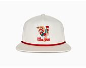 Cap Malbon - Rooster Snapback - Cream