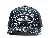 Womens Cap Von Dutch - Baseball - Silver Leopard Foil - Camo