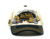 Cap Von Dutch - Trucker - Patch & Print - Black / White