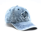 Womens Cap DAD CAP EN JEAN AVEC PATCH VD A FRANGES