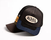 Cap Von Dutch - Denim Visor Patch Premium Trucker - Black / Navy