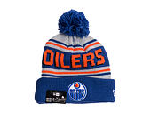Beanie New Era - NHL Evergreen Wordmark Pom Medium Knit - Edmonton Oilers - Team Color