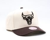Cap Mitchell & Ness - NBA Brown And Cream Pro Snapback - Chicago Bulls - Cream