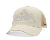 Womens Cap Von Dutch - Felt & TPU Patch Baseball - Beige