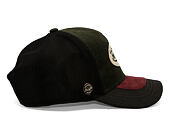 Cap Von Dutch - Corduroy Oval Patch Baseball - Olive / Burgundy
