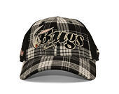 Cap Capslab - Looney Tunes Trucker - Bugs Bunny Script Checkered - Black / White
