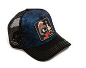 Cap Capslab - Looney Tunes Trucker - Marvin the Martian Print - Navy / Black