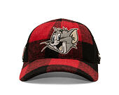 Cap Capslab - Tom & Jerry Trucker - Tom Grin Buffalo Check - Red / Black