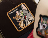 Cap Capslab - Tom & Jerry Trucker - Best Buddies Distressed Patch - Brown / Olive