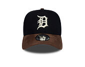 Cap New Era - MLB Suede Visor 9FORTY A-Frame - Detroit Tigers - Navy / Chestnut Brown