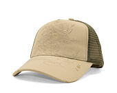 Cap Ed Hardy - Outline Dragon Distressed - Khaki