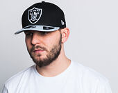 New Era Cotton Block 3 Oakland Raiders Black/Grey Snapback Cap
