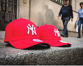 New Era League Basic Child New York Yankees Scarlet/White 9FORTY CHILD Strapback Kids Cap