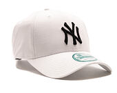 New Era 9FORTY MLB League Basic New York Yankees Strapback White / Black Cap