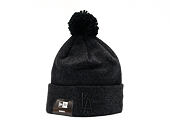 New Era Essential Bobble Knit Los Angeles Dodgers Black Womens Beanie