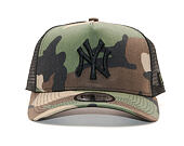 New Era Clean Trucker New York Yankees Snapback Woodland Camo / Black Cap