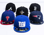 New Era 59FIFTY MLB Basic Atlanta Braves Fitted Black / White Cap