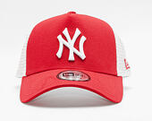 New Era Clean Trucker 2 New York Yankees Snapback Scarlet / Optic White Cap