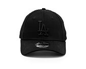 New Era 9FORTY Los Angeles Dodgers League Essential 2 Black/Black Cap