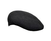 Kangol Bermuda 504 K3075ST-BK001 Black Flat Cap