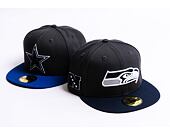 New Era 59FIFTY NFL Official Team Colors Seattle Seahawks Grey Cap