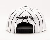 Mitchell & Ness NBA Retro Pinstripe Snapback Hwc Portland Trail Blazers White Cap