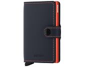 Wallet Secrid Miniwallet Matte Nightblue & Orange