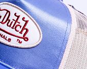 Von Dutch Cary Trucker Satin Blue/Pink Cap