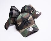 New Era Kids 9FORTY Clean Trucker New York Yankees Woodland Camo / Black Snapback