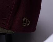 New Era 59FIFTY MLB WS Sidepatch Trail Mix Oakland Athletics Frosted Burgundy Cap