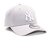 New Era League Basic New York Yankees Grey/White 39THIRTY Stretchfit Cap