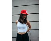 New Era 59FIFTY MLB Basic New York Yankees Fitted Scarlet / White Log Cap