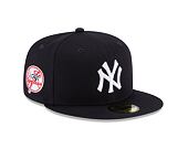 Kšiltovka New Era 59FIFTY MLB Team Side Patch New York Yankees Navy / Gray