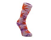 Ponožky HUF Bleach Dye Plantlife Sock sk00758-purpl