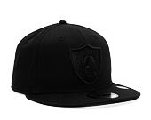 New Era 9FIFTY NFL Black on Black Las Vegas Raiders Snapback Cap
