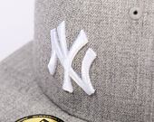 New Era 59FIFTY MLB League Basic New York Yankees Grey/Optic White Cap