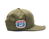 Kšiltovka New Era 9FIFTY MLB Side Patch Script Los Angeles Dodgers Olive / Dark Green