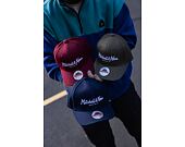 Kšiltovka Mitchell & Ness - Branded Pinscript Classic Red - Burgundy/White