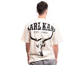 Triko Karl Kani Small Signature Washed Heavy Jersey Skull Tee off white