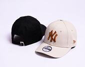 Dětská kšiltovka New Era 9FORTY Kids MLB League Essential New York Yankees Stone / Caramel Brown